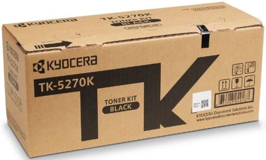 Картридж Kyocera Mita TK-5270K для Kyocera M6230cidn/M6630cidn/P6230cdn 8000стр Черный