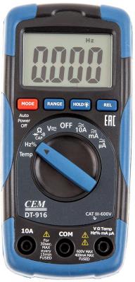 Мультиметр CEM DT-916  600В 10А