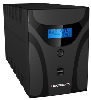 Источник бесперебойного питания Ippon Smart Power Pro II Euro 1600 1600VA Черный