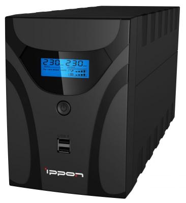 Источник бесперебойного питания Ippon Smart Power Pro II Euro 2200 2200VA Черный
