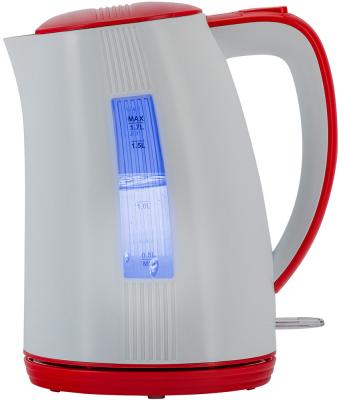 

Чайник электрический Polaris PWK 1790СL 2200 Вт белый красный 1.7 л пластик