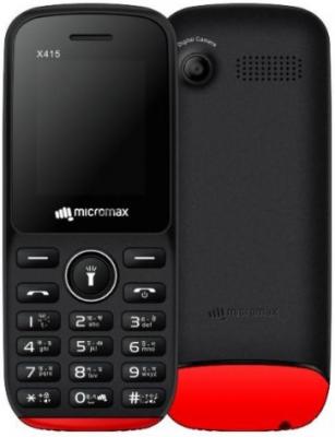 

Мобильный телефон Micromax X415 черный красный