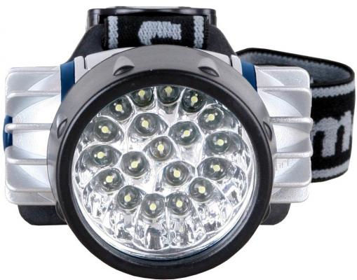 

Camelion LED5323-19Mx (фонарь налобн, металлик,19 ультра ярк LED, 4 реж, 3XR03 в компл, пласт, блис)
