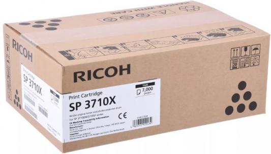Принт-картридж Ricoh  SP 3710X для SP 3710DN/SP 3710SF. Чёрный. 7 000 страниц.
