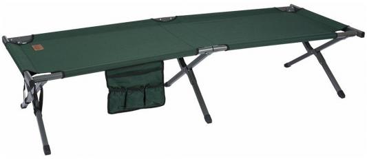 Кровать раскладная Camping World Forest Bed Big  (чехол, боковые карманы, допустимая нагрузка 200кг, размер 210х80х47см, вес 7.7 кг, цвет зелёный)
