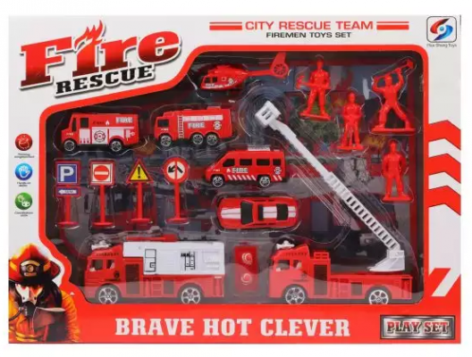 

Игровой набор Наша Игрушка Пожарная охрана 16 предметов