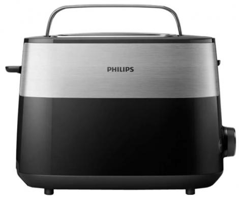 Тостер Philips HD2516 830Вт черный/стальной
