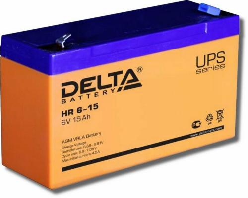 Delta HR 6-15 (15 А\\ч, 6 В) свинцово- кислотный аккумулятор
