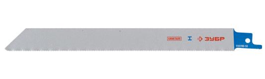 Полотно ЗУБР "ЭКСПЕРТ" S1122EF для сабельной эл. ножовки Bi-Met,тонколист,профил металл,нерж. сталь,цв металл,180/1,4мм
