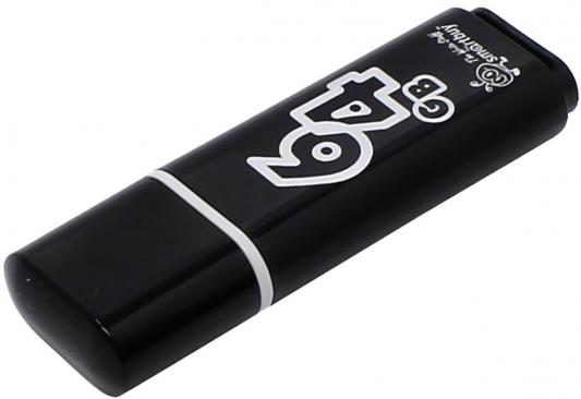 Флешка 64Gb Smart Buy Glossy USB 2.0 черный SB64GBGS-K