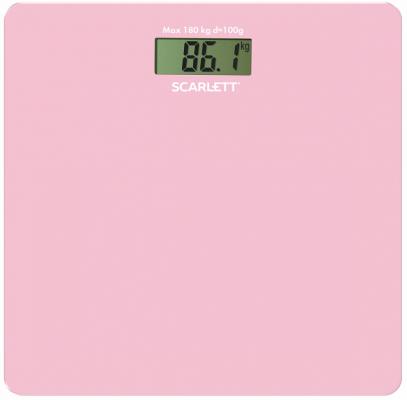 Весы напольные Scarlett SC - BS33E041 розовый