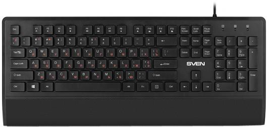 

Клавиатура проводная Sven KB-E5500 USB черный