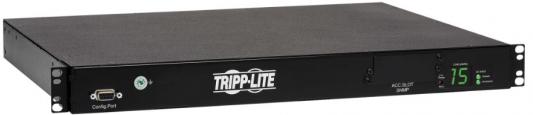 

Блок розеток Tripp Lite 2-2.4kW Single-Phase ATS/Switched PDU, 200-240V Outlets (10 C13), 2 C14 Inlets, 3.6 m Cords, 1U Rack-Mount, TAA, Черный