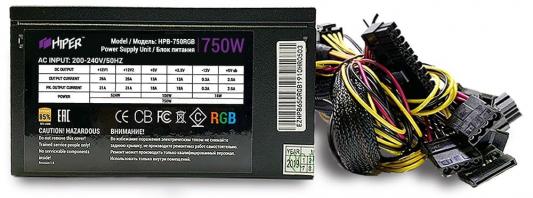 БП ATX 750 Вт HIPER HPB-750RGB