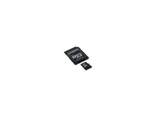 Карта памяти MicroSDHC 32Gb Class10 Kingston (SDC10/32GB) + adapter