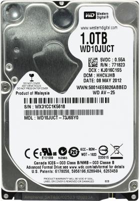 Жесткий диск для ноутбука 2.5" 1 Tb 5400rpm 16Mb Western Digital WD10JUCT SATA II 3 Gb/s