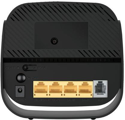 Беспроводной маршрутизатор ADSL D-Link DSL-2640U/R1A 802.11bgn 150Mbps 2.4 ГГц 4xLAN черный