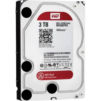 Жесткий диск 3.5" 3 Tb 5400rpm 64Mb cache Western Digital Red WD30EFRX SATA III 6 Gb/s
