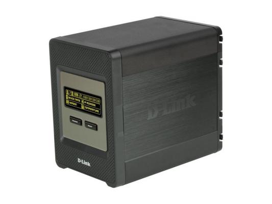 Сетевое хранилище D-Link DNS-346 Сетевой дисковый накопитель с четырьмя отсеками для жестких дисков