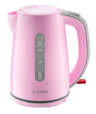 Чайник электрический Bosch TWK7500K 2400 Вт розовый 1.3 л пластик