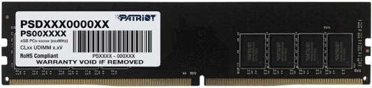 Оперативная память для компьютера 16Gb (1x16Gb) PC4-21300 2666MHz DDR4 DIMM CL19 Patriot Signature Line PSD416G266681