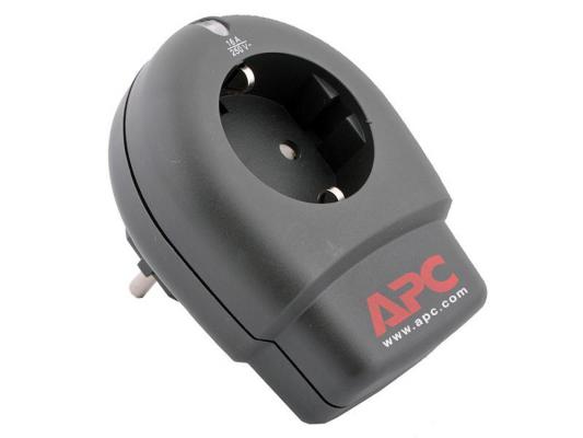 Сетевой фильтр APC P1-RS черный 1 розетка