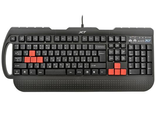 Клавиатура проводная A4TECH X7-G700 PS/2 черный
