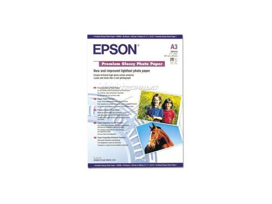 Фотобумага Epson Высококачественная Глянцевая, 255г/м2, A3 (29,7X42)/20л.