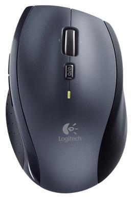 Мышь беспроводная Logitech M705 чёрный серебристый USB 910-001949