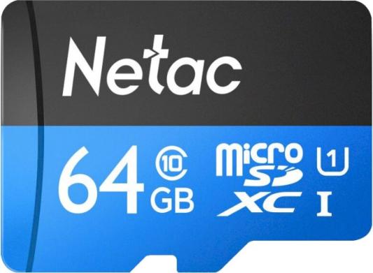 Карта памяти microSDHC 64Gb Netac P500