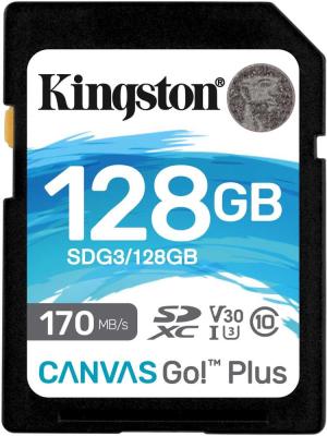 Карта памяти SD XC 128Gb Kingston SDG3/128GB