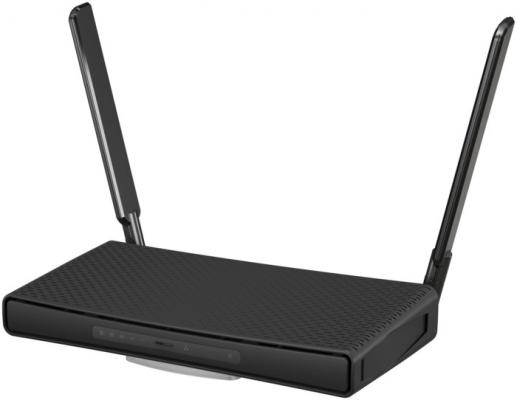 Wi-Fi роутер MikroTik hAP ac3 802.11abgnac 1167Mbps 2.4 ГГц 5 ГГц 4xLAN LAN черный (RBD53iG-5HacD2HnD)
