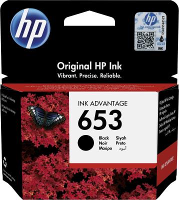 Картридж струйный HP 653 3YM75AE black ((360стр.) (6мл) для HP DeskJet Plus Ink Advantage 6075/6475) (3YM75AE)