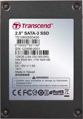 Твердотельный накопитель SSD 2.5" 128 Gb Transcend 420I Read 520Mb/s Write 170Mb/s MLC