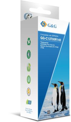 Чернила G&G C13T00R140 для для Epson EcoTank 7700/7750 8000стр Черный