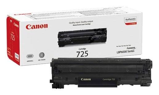 Тонер-картридж Canon 725 для i-SENSYS LBP6000, i-SENSYS LBP6020, i-SENSYS LBP6020B, i-SENSYS LBP6030, i-SENSYS LBP6030B, i-SENSYS LBP6030w, i-SENSYS MF3010 1600стр Черный