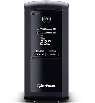 UPS CyberPower VP1000EILCD {1000VA/550W USB/RS-232/RJ11/45  (6 IEC С13)}
