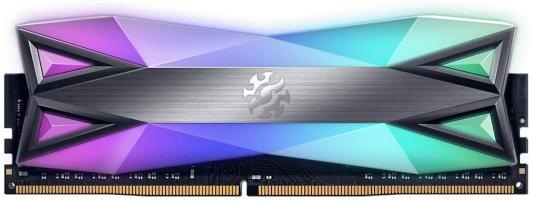 Оперативная память для компьютера 16Gb (1x16Gb) PC4-25600 3200MHz DDR4 DIMM CL16 ADATA XPG Spectrix D60G RGB AX4U320016G16A-ST60