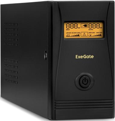 Источник бесперебойного питания Exegate SpecialPro Smart LLB-800.LCD.AVR.C13.RJ.USB 800VA Черный EP285583RUS