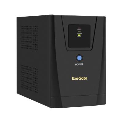 Exegate EP285496RUS ИБП ExeGate SpecialPro UNB-1500.LED.AVR.C13.RJ.USB <1500VA/950W, LED, AVR, 6*IEC-C13, RJ45/11, USB, Black>