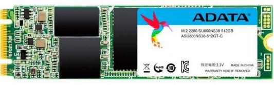 Твердотельный накопитель SSD M.2 512 Gb A-Data SU650 Read 550Mb/s Write 510Mb/s 3D NAND TLC (ASU650NS38-512GT-C)