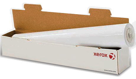Бумага XEROX  для инженерных работ 75гр., A2+, (0.440x175 м.), (приклеена), Грузить кратно 4 рул.