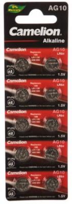 Camelion G10  BL-10 Mercury Free (AG10-BP10(0%Hg), 389A/LR1130/189 батарейка для часов) (10 шт. в уп-ке)