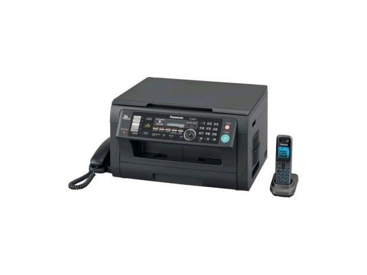 МФУ Panasonic лазерное KX-MB2051RUB (принтер/сканер/копир/факс) черное, Dect, LAN