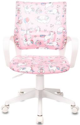 Кресло детское Бюрократ 1 W розовый