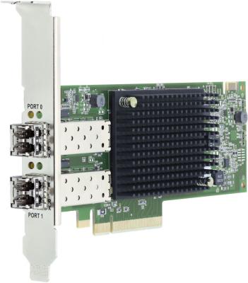 Emulex LPe35002-M2 Gen 7 (32GFC), 2-port, 32Gb/s, PCIe Gen4 x8, LC MMF 100m, трансивер установлен, Upgradable to 64G {5}