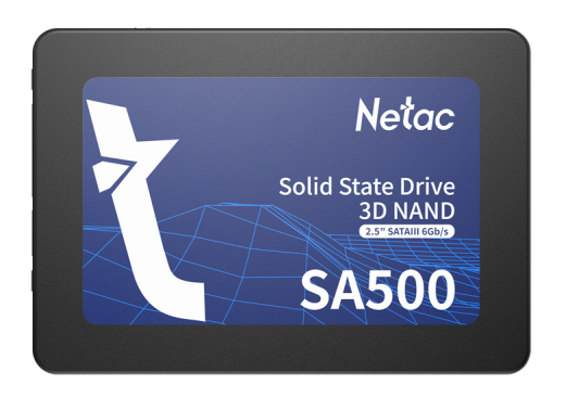 Накопитель SSD Netac SATA III 256Gb NT01SA500-256-S3X SA500 2.5"