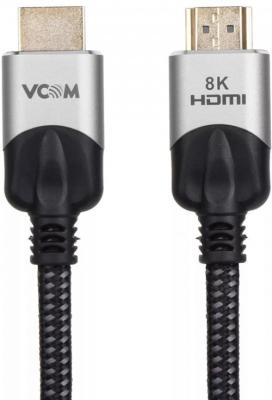 Кабель HDMI 1.5м VCOM Telecom CG865-1.5M круглый черный