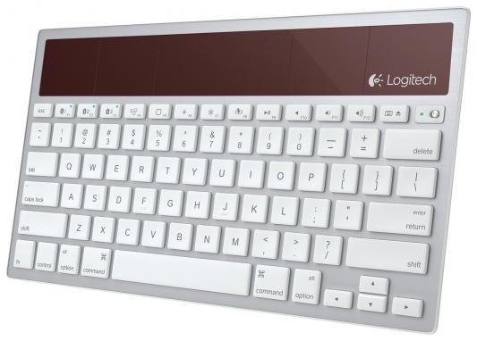 Клавиатура Logitech K760 Solar Bluetooth белый серебристый 920-003876