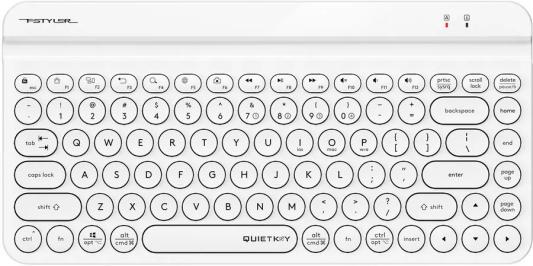 Клавиатура беспроводная A4TECH Fstyler FBK30 USB + Bluetooth белый
